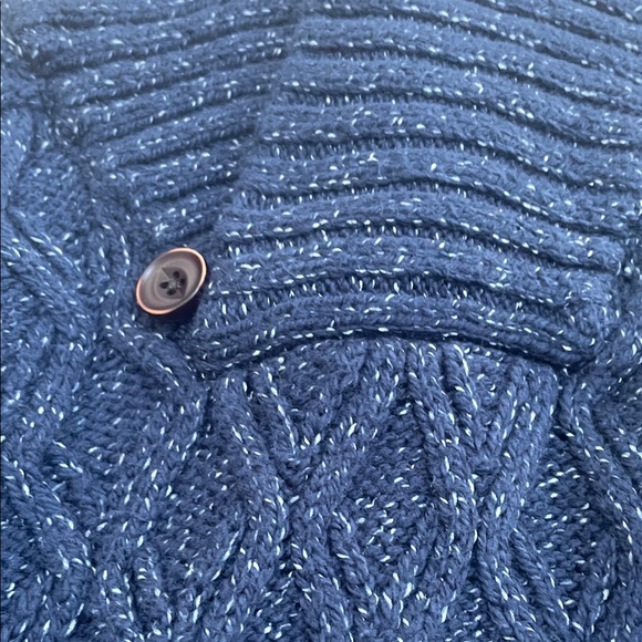 Boys Size 5T Navy Cable Knit Sweater Cat & Jack - Picture 2 of 6